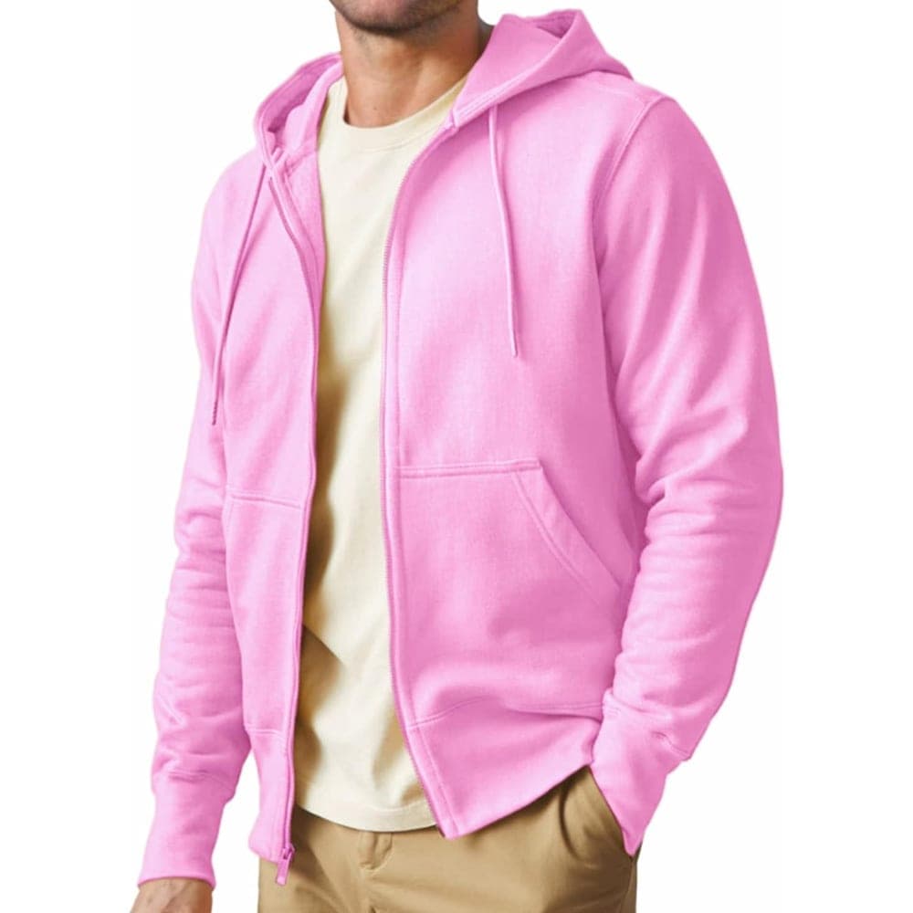 Heavyweight Men's Zip Hoodie, Men's Zip Hoodies manufacturer